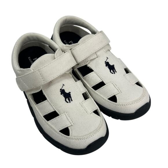 POLO RALPH LAUREN Barnes Fisherman Sandals KIDS SZ 2 - Picture 1 of 12